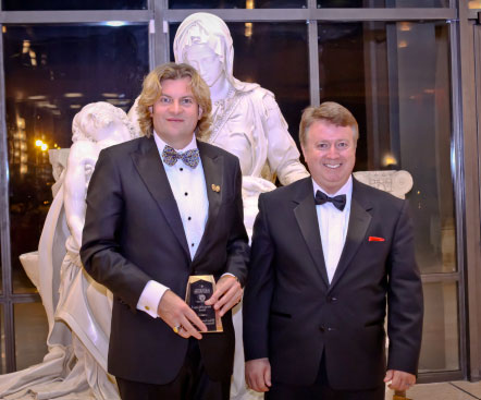 David Newren with Prince Lorenzo de' Medici