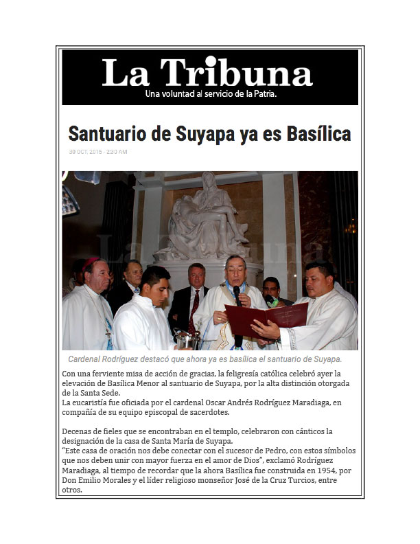 Basilica of Suyapa, Honduras Oct 2015
