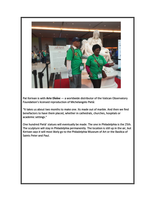 CBS Philly World Meeting of Families September 23, 2015