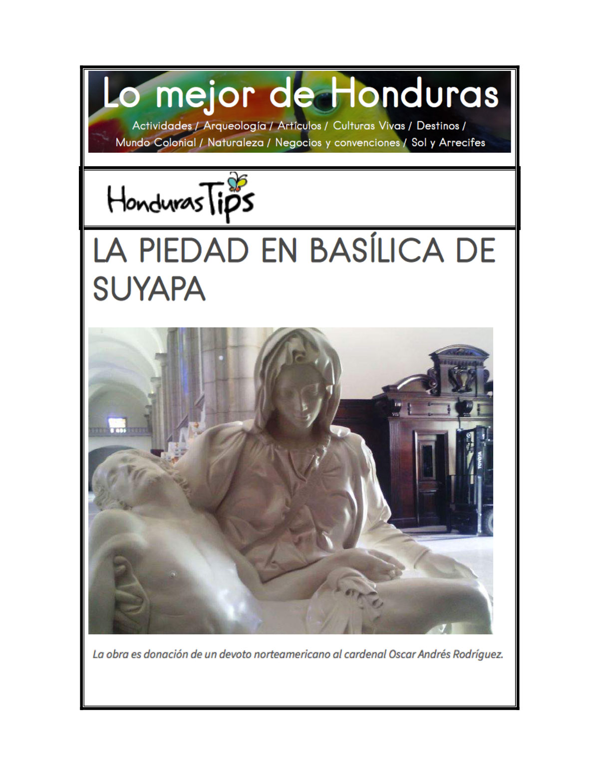 6b. Honduras Tips Basilica de Suyapa Oct 2016