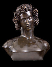 Bacchus Bronze Bust T