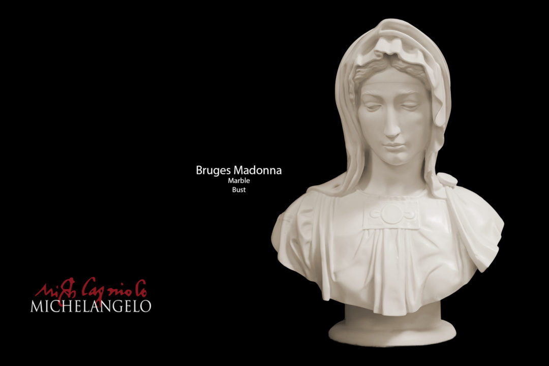 Bruges Madonna Marble Bust